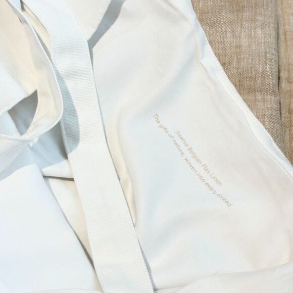 Saatva Heritage Flax Linen Queen Duvet Cover and Sham Pillow Case Set Beige - Picture 12 of 12